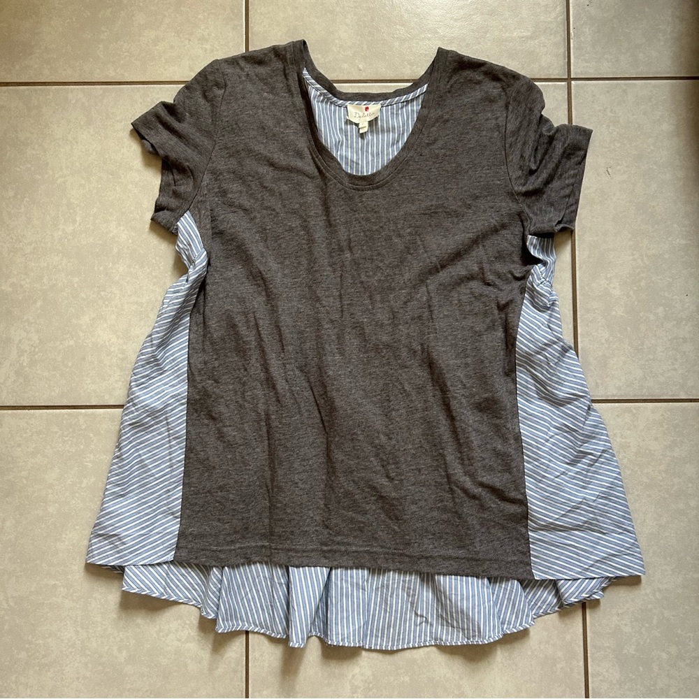 Anthropologie Deletta Callisto Swing Babydoll top